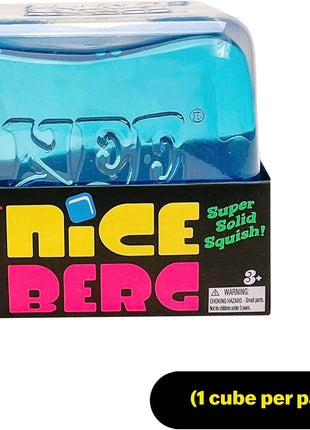 Schylling NeeDoh Nice Berg - Giant NeeDoh Nice Cube - Sensory Squeeze Toy with a Super Solid Squish (Pack of 1)