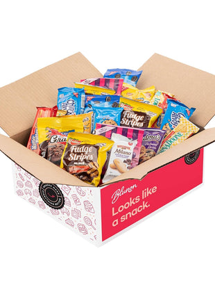 Cookies Individually Wrapped Variety Pack - Cookies Bulk Assortment Care Package Sampler Gift Box (45 Count)
