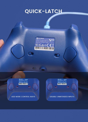 GameSir G7 SE Wired Controller for Xbox Series X|S, Xbox One & Windows 10/11, Plug and Play Gaming Gamepad with Hall Effect Joysticks/Hall Trigger, 3.5mm Audio Jack (Blue)