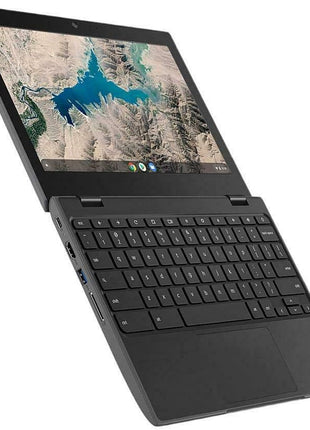 Lenovo 100E Chromebook 2ND Gen 81QB000AUS Laptop Computer, 11.6 inch HD (1366 X 768) Display, MediaTek MT8173C Processor, 4GB RAM, 16GB eMMC TLC SSD, Powervr GX6250, Chrome OS, Black (Renewed)