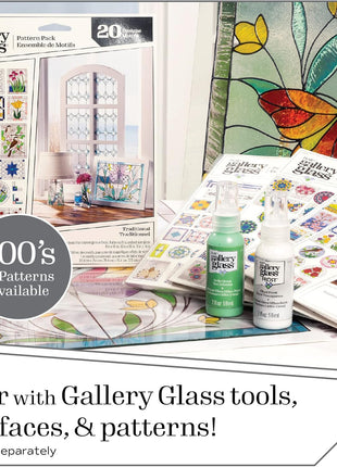 Gallery Glass, Purple Stained Glass 2 fl oz Brilliant Smooth Finish Paint, Perfect for Easy to Apply DIY Arts and Crafts, 20043
