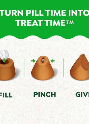 Greenies Pill Pockets for Dogs Small Size, Tablet Pill Treats for Dogs, Chicken Flavor, 3.2 oz. Pouch