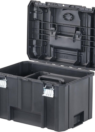 DEWALT TSTAK Tool Box, Extra Large Design, Removable Tray for Easy Access to Tools, Water and Debris Resistant (DWST17806)