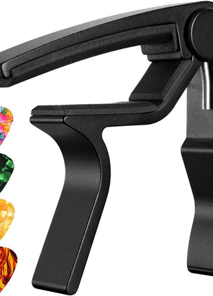Guitar Capo 2 Pack Capo Guitar Clamp Kapo for Acoustic Electric Bass Guitar Ukulele