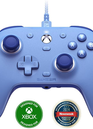 GameSir G7 SE Wired Controller for Xbox Series X|S, Xbox One & Windows 10/11, Plug and Play Gaming Gamepad with Hall Effect Joysticks/Hall Trigger, 3.5mm Audio Jack (Blue)