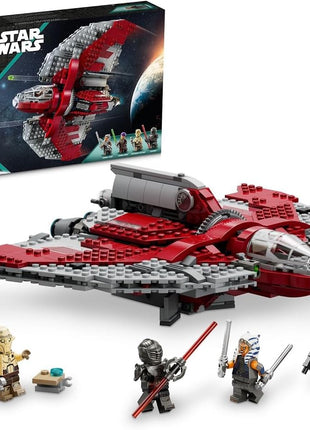 LEGO Star Wars Ahsoka Tano's T-6 Jedi Shuttle Spaceship Toy - Star Wars Building Toys Set for Kids, Boys & Girls, Ages 9+ - Birthday Gift for Fans - 4 Minifigures - 75362