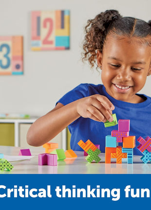 Learning Resources STEM Explorers Brainometry - 3D Puzzle Games for Kids, Kids Travel Games, Brain Teaser Puzzles, Pattern Memory Game, Brain Game Toys, Classroom Toys, 5 Year Old Boy and Girl Gifts