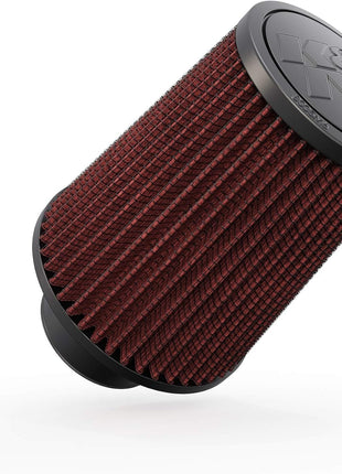 K&N High-Flow Original Lifetime Universal Clamp-On Air Filter: Performance, Premium, Washable: Flange Diameter: 3.5 In, Filter Height: 5.5 In, Flange Length: 0.625 In, Shape: Round Tapered, RU-3550