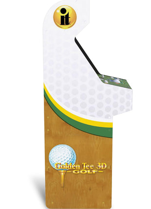 ARCADE1UP Golden Tee 3D Deluxe Arcade Machine, Built for Your Home, Over 5-Foot-Tall Cabinet with 8 Classic Games