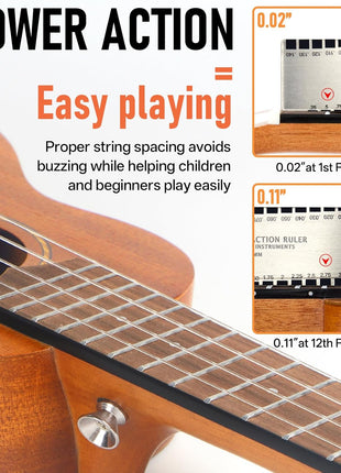 Kmise Professional Ukulele for Adult Beginner, Free Online Lesson 21 inch Soprano Mahogany Ukelele with Kids Ukele Bundle Starter Kit Gig Bag Case, Strap, Tuner, Nylon Strings, Book, Uke Gift Choice