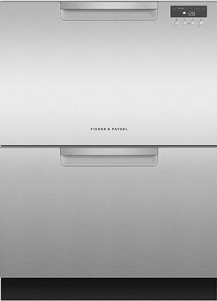 Fisher and Paykel Double DishDrawer Dishwasher, 14 Place Settings (EZKleen Stainless Steel)