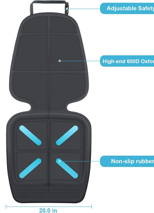 Car Seat Cover for Baby Child Car Seats, Shynerk Auto Car Seat Protector for Under Car Seats to Protect Automotive Vehicle Leather and Cloth Upholstery - Waterproof and Dirt Resistant