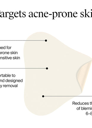 Neutrogena Acne Patches for Sensitive Skin, Triangle Patches, 10 ct | Triangle Blemish Patches For Sensitive Skin, Hydrocolloid Patch, Visibly Shrinks Pimples Overnight