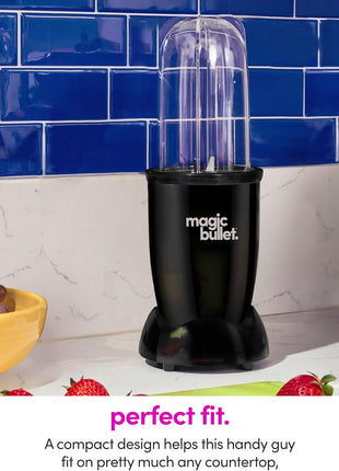 magic bullet Blender, Small, Black, 11 Piece Set