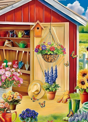 300 Piece Puzzle for Adults Kids Seniors - Beach Surf Shop - Summer Beach Puzzle