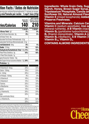 Honey Nut Cheerios, Heart Healthy Gluten Free Breakfast Cereal with Whole Grain Oats, Giant Size, 27.2 oz