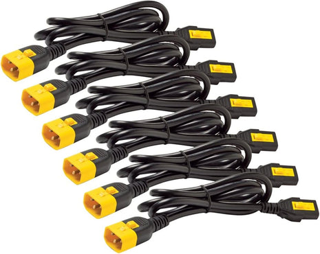 Pwr Cord Kit 6ea Locking C13 to C14 0.6m