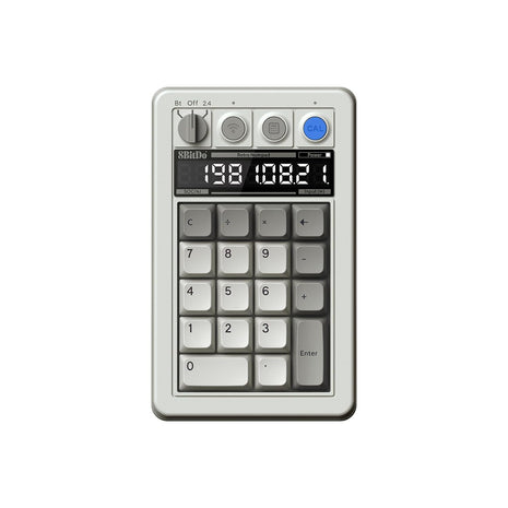 8BitDo Retro 18 Mechanical Numpad, Supports Calculator Mode, Bluetooth/2.4G/Wired Numpad for Windows and Android - M Edition