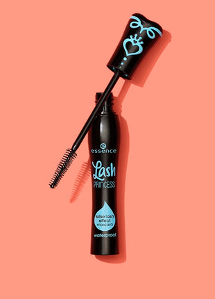 essence Lash Princess False Lash Waterproof Mascara, Black (Pack of 1) | Lengthens & Adds Volume, No Smudge, No Flake, Long Lasting, Fiber Brush, Vegan & Cruelty Free, Paraben Free
