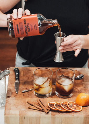 Cocktail Crate Old Fashioned Drink Mixer | Makes 51 Cocktails | Award-Winning Craft Mixer for Classic Old Fashioned - Premium Syrup Handcrafted with Aromatic Bitters & Demerara Sugar | 12.7oz - 3 pack