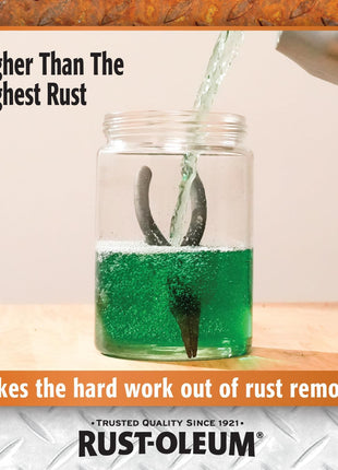 Rust-Oleum Rust Dissolver Soak & Bath | Heavy-Duty Corrosion Remover for Metal Tools, Cars, Bikes, Grills, Bolts, Firearms & More | Quart