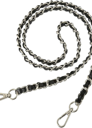Purse Chain Strap Crossbody Bag Chains Strap Handbag Chain Replacement Leather Chain Straps 47.2 inch