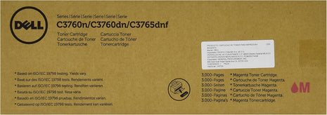 Dell 2GYKF Toner Cartridge C3760N/C3760DN/C3765DNF Color Laser Printer
