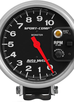 Auto Meter 3903 Sport-Comp Shift-Lite Tachometer,5.000 in.