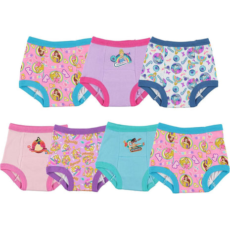 Disney Girls' Princess Potty Training Pants Include Success Chart & Stickers With Cinderella, Belle, Moana & More in Sizes 2t, 3t, 4t