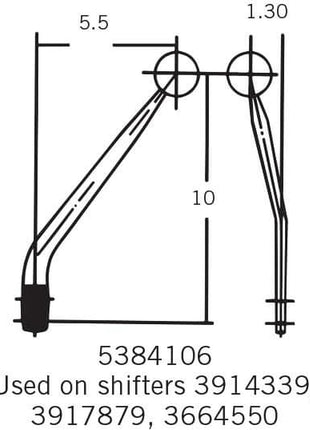 Hurst 5384106 Gear Shift Lever 10  inch Stick