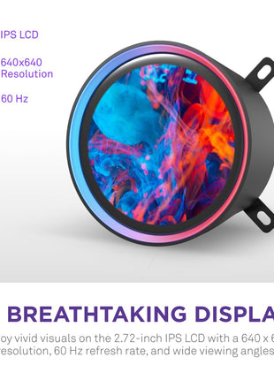 NZXT Kraken Elite 360 RGB 2024 - AIO CPU Liquid Cooler - 360mm Radiator - F360 RGB Core Fan - Customizable 2.72 inch IPS LCD - NZXT Turbine Pump - AMD® AM5, AM4 - Intel® LGA 1851/1700, 1200/115X - Black