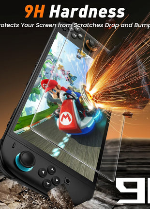 daydayup 4-Pack Screen Protector Tempered Glass for Nintendo Switch 2 [7.9 inch] 2025 with [Alignment Frame] -HD Clear Anti-Scratch Travel Transparent Clear Screen Protector