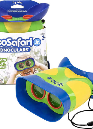 Educational Insights GeoSafari Kidnoculars - Toy Binoculars for Kids, Outdoor Toys for Kids Ages 4-8, Toddler Camping and Nature Toys, Lightweight Binoculars with Neck Strap, Bird Watching Gear
