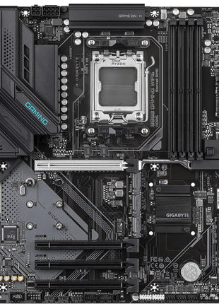 GIGABYTE B850 Gaming WIFI6 AMD AM5 ATX Motherboard, Support AMD Ryzen 9000/8000/7000 Series, DDR5, 6+2+2 Power Phase, 3X M.2, PCIe 5.0, USB-C, WIFI6, GbE LAN, EZ-Latch, 5-Year Warranty