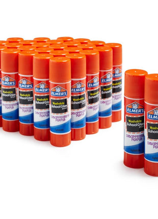 Elmer's Disappearing Purple School Glue Sticks, Washable, 7 Grams, 30 Count - Posters, Back to School, Bulk Pack for Classrooms, #1 Teacher Brand