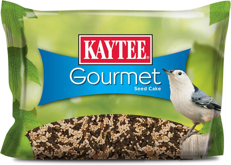 Kaytee Wild Bird Gourmet Seed Cake For Cardinals, Chickadees, Juncos, Titmice, Woodpeckers and More, 2 Pounds