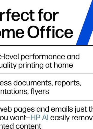 HP OfficeJet Pro 8139e Wireless All-in-One Color Inkjet Printer, Print, scan, Copy, fax, ADF, Duplex Printing Best-for-Home Office, 1 Year Instant Ink Trial Included, AI-Enabled (40Q51A)