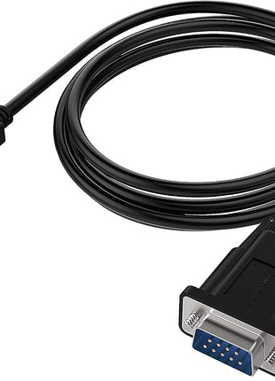 SABRENT USB 2.0 to Serial 9-Pin DB-9 RS-232 Cable, FTDI (CB-FTDI) | 6ft cable; FTDI chipset; connects serial/RS-232 devices to USB; Windows, macOS, Linux; serial to usb adapter; rs232 to usb