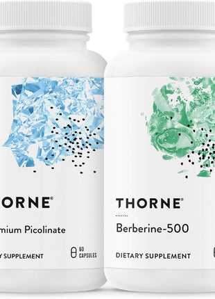 THORNE - Metabolic Support Bundle: Berberine and Chromium Picolinate for Balanced Wellness - 30 Servings