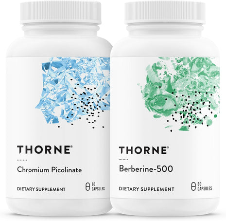 THORNE - Metabolic Support Bundle: Berberine and Chromium Picolinate for Balanced Wellness - 30 Servings