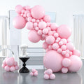 PartyWoo Light Pink Balloons 100 pcs Different Sizes of 36 18 12 10 5 Inch Pastel Baby Pale Pink Balloon Arch Kit Garland for Baby Shower Valentine's Day Princess Birthday Party Decorations Pink Y48