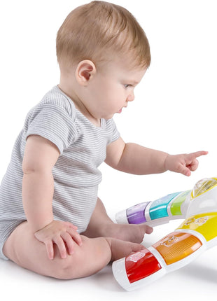 Baby Einstein Glow & Discover Light Bar Musical Toy, Activity Station, Sitting Up and Tummy Time Toy, Color and Animal Learning Toy, Infant Ages 3 Months+