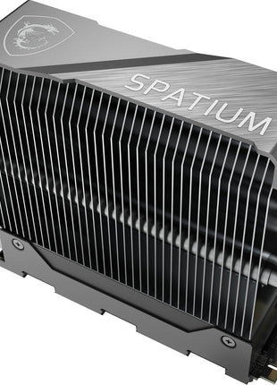 MSI Gaming SPATIUM M580 PCIe 5.0 NVMe M.2 2TB FROZR Internal SSD (PCIe Gen5, NVMe 1.4, M.2 2280, Read 14600 MB/S, Write 12700 MB/S, 2TB)