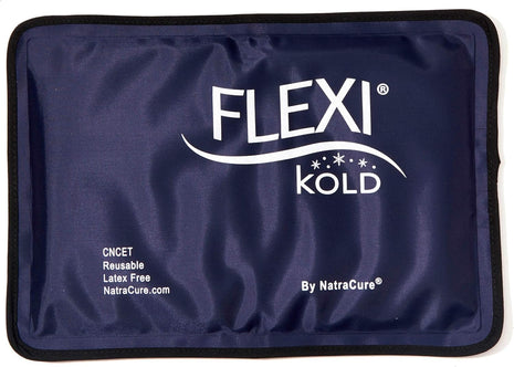 FlexiKold Gel Soft Flexible Ice Packs for Injuries - Reusable Freezer Cold Pack, Cold Compress & Cooling Gel Pad for Face, Shoulder, Hip, Leg, Arm, Ankle & Foot Injury - Medium - 7.5 inch x 11.5 inch
