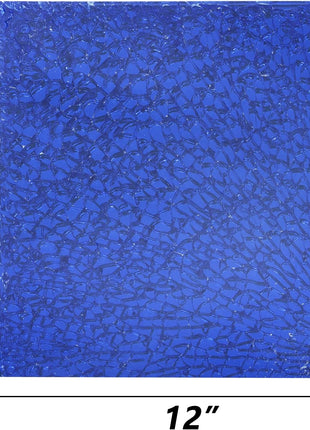 GASPRO 10 lbs Fire Glass for Propane Fire Pit, 1/2-Inch Reflective Fireplace Glass Rocks for Fire Pit Table, Cobalt Blue