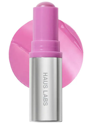 HAUS LABS BY LADY GAGA Color Fuse Lip + Cheek Blush Balm Stick in Glassy Lilac & ENTEL Aloe Vera Sheet Masque (BONUS)