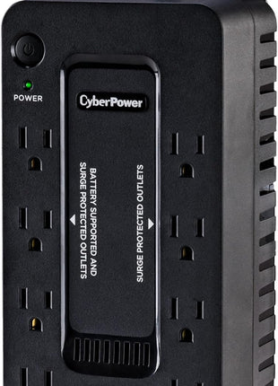 CyberPower ST425 Standby UPS Battery Backup and Surge Protector | Uninterruptible power supply and surge protection with 425VA, 260W capacity and 8 outlets