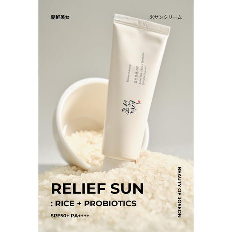 BOJ Relief Sun : Rice + Probiotics Beauty of Joseon Rice Sun Cream 50ml SPF50+ PA+++