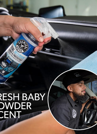 Chemical Guys Total Interior Cleaner & Protectant – Chemical Guys Interior Cleaner, Cleans & Protects Leather, Vinyl, Plastic, Rubber, Glass with a Streak-Free Finish — Cars, Trucks, SUVs, RVs, 32 oz