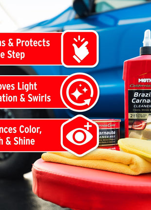 Mothers California Gold Brazilian Carnauba Cleaner Wax, 16 oz. (05701)
